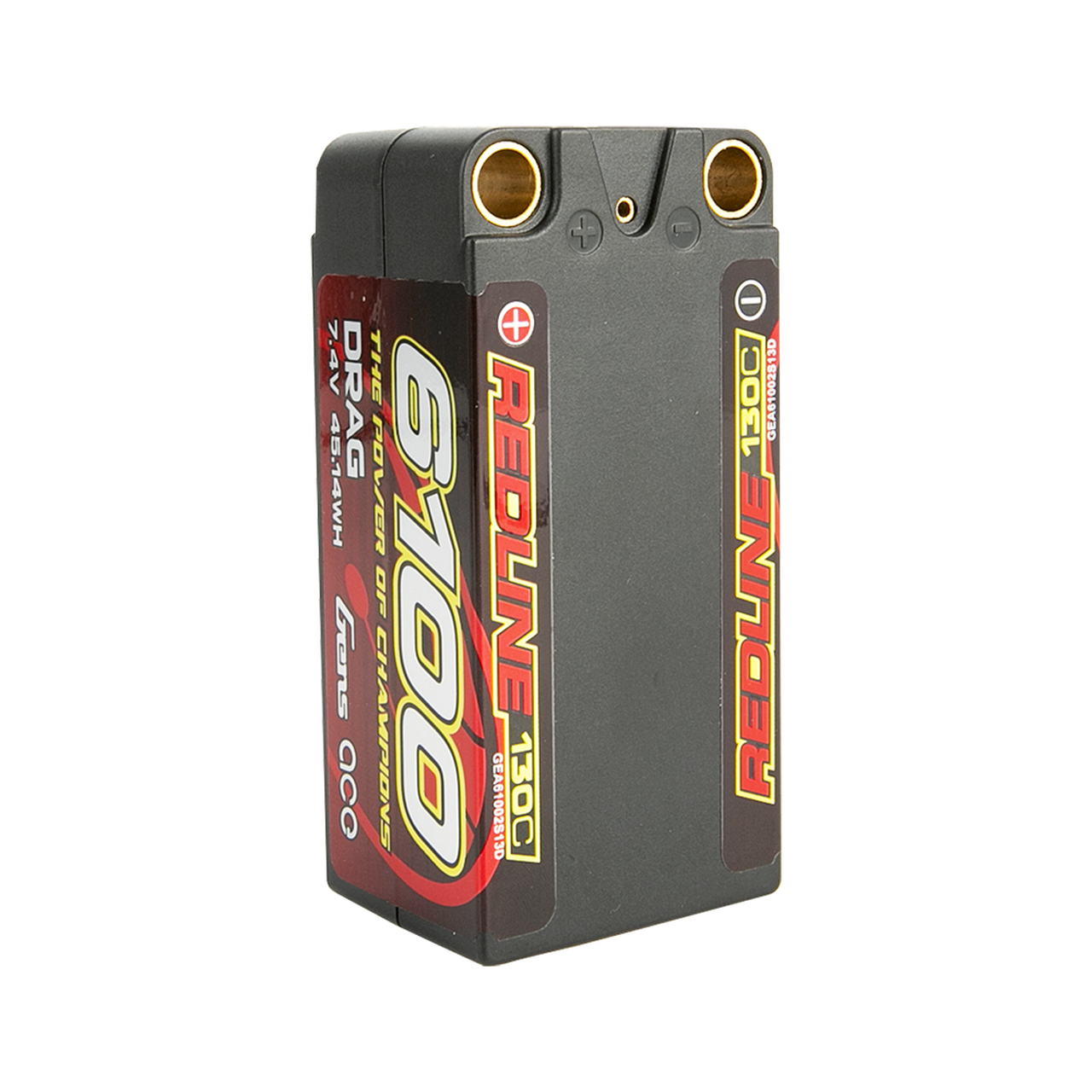 Gens Ace 7.4V 130C 6100mAh 2S Shorty Lipo Battery HardCase For 1/8 1/10 RC Car