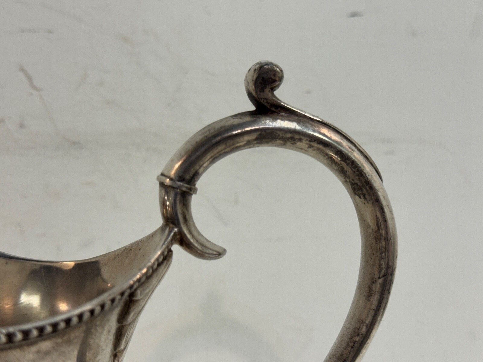 Vintage Rogers Smith Silver Plate Pitcher Pattern 1790 w/ Greek Key Decorations