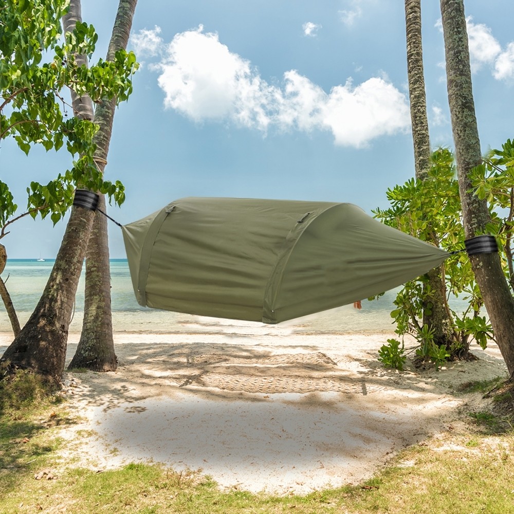 Hammock Tent With Mosquito Net And Rain Fly For 1/2 Preson Hiking Camping 440LBS