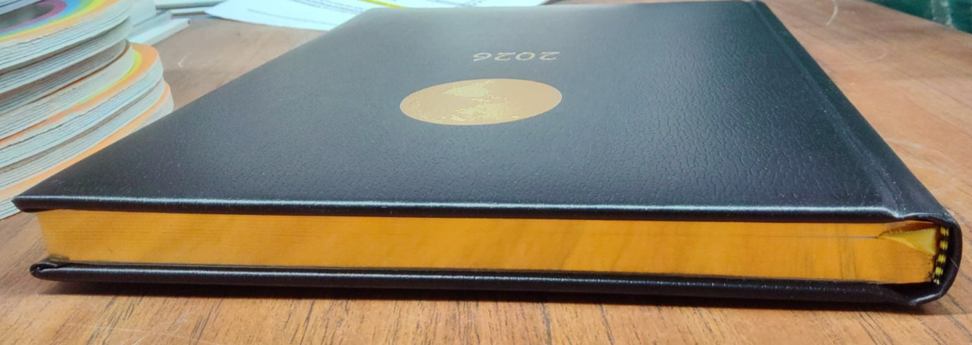 Amex Black Leather Executive Appointment 2026 Planner Book