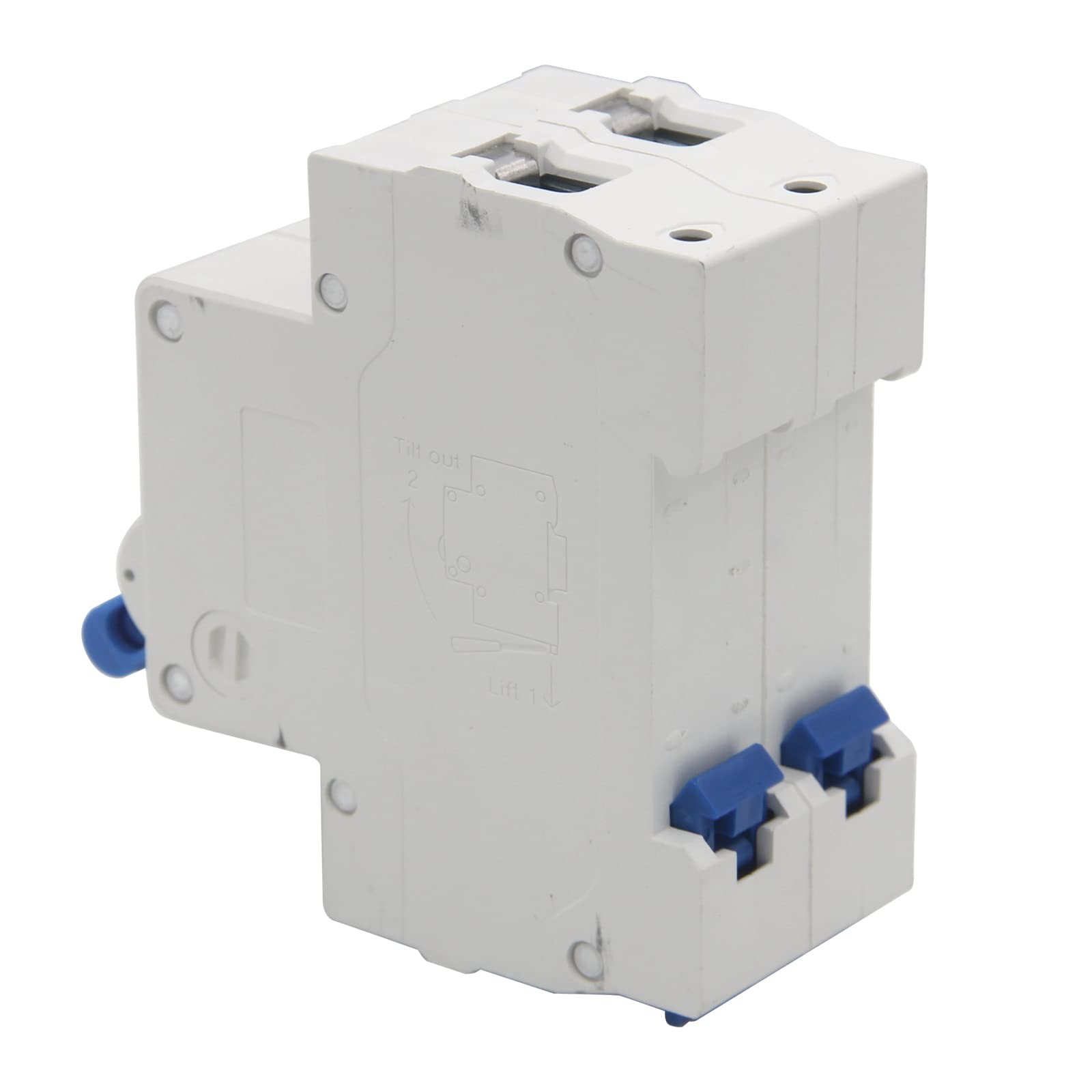 ZOOKOTO 25 Amp Doble-Pole DC Circuit Breaker, Miniature White