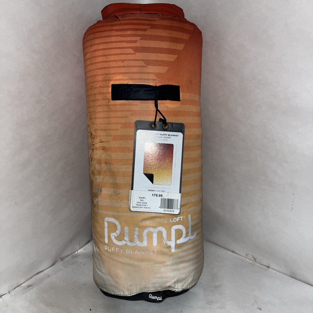 Rumpl Nano Loft Puffy Blanket Patch Fade Warm With Defects