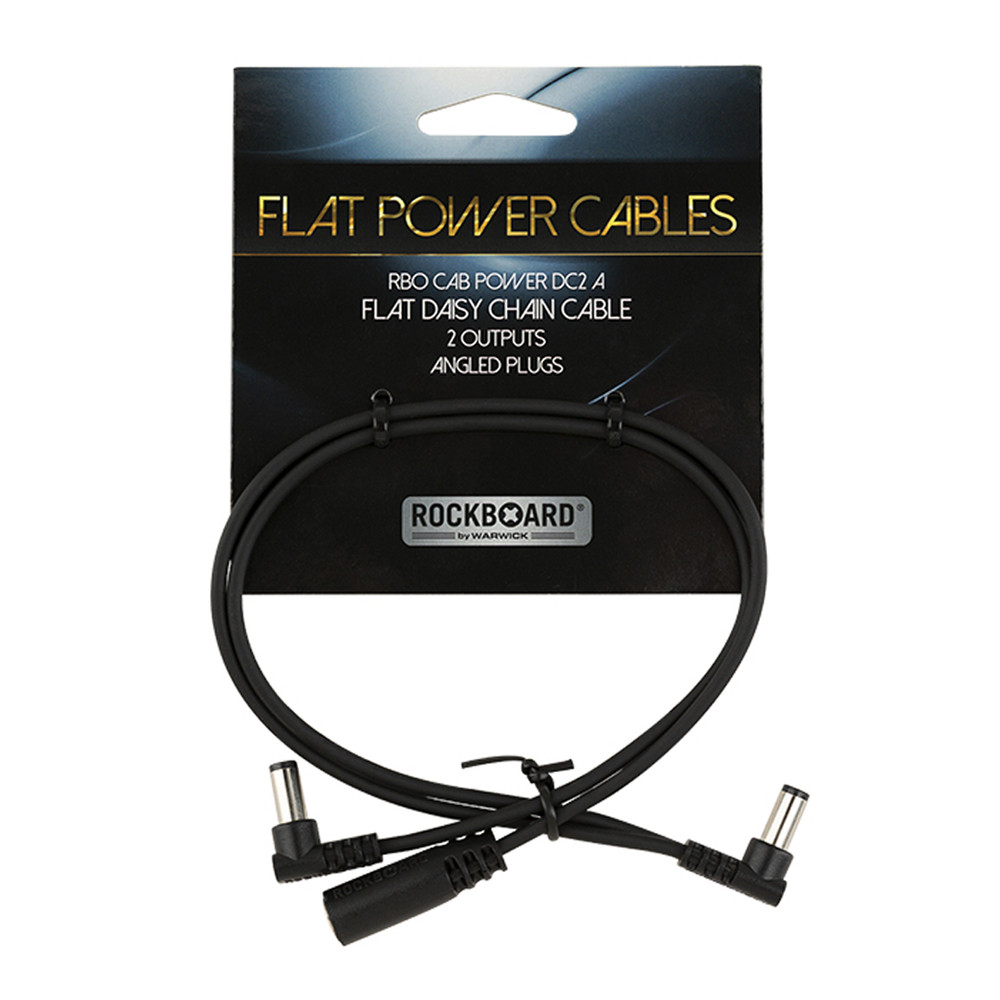RockBoard Flat Daisy Chain Cable 2 Outputs - Angled