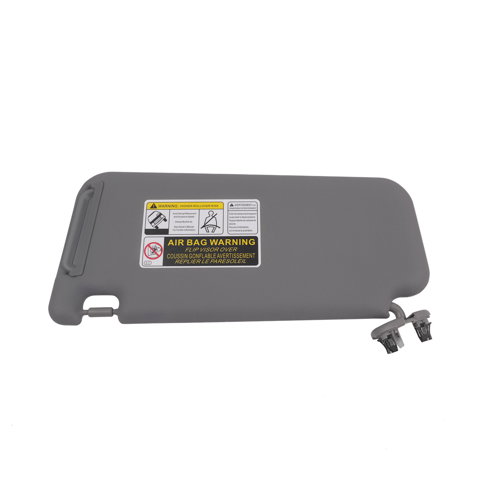 Gray Sun Visor Pair Left & Right Side For Toyota RAV4 2006-2012 74320-42501-B2