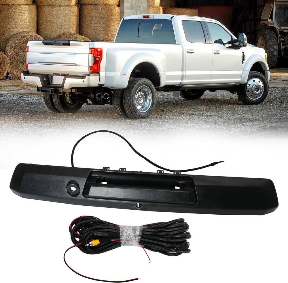 Tailgate Handle with Rear View Backup Camera for 2017-2022 Ford Super Duty
