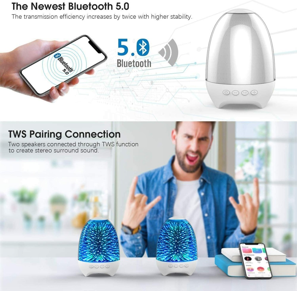 Night Light Bluetooth Speaker