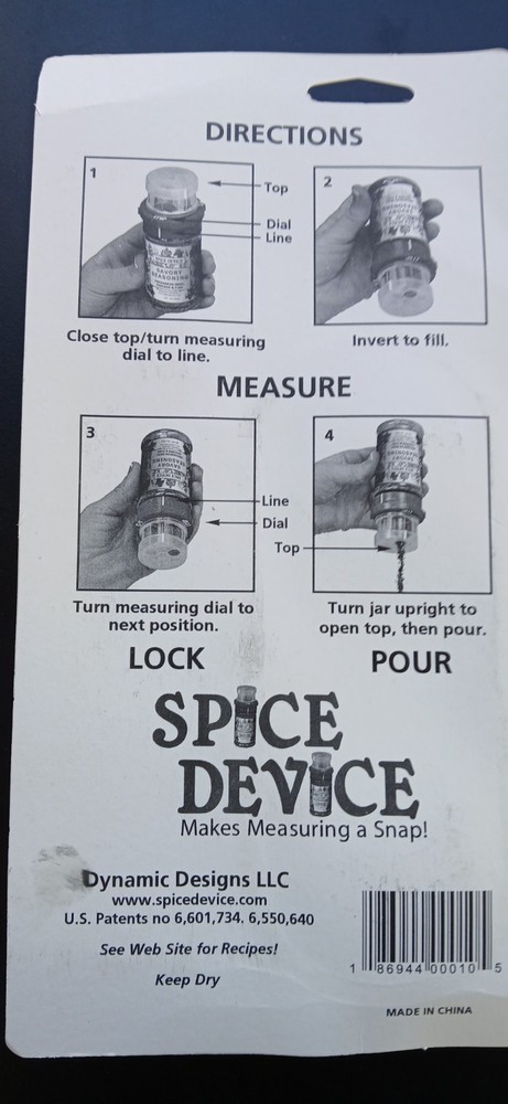 The Original SPICE DEVICE spice measuring cap