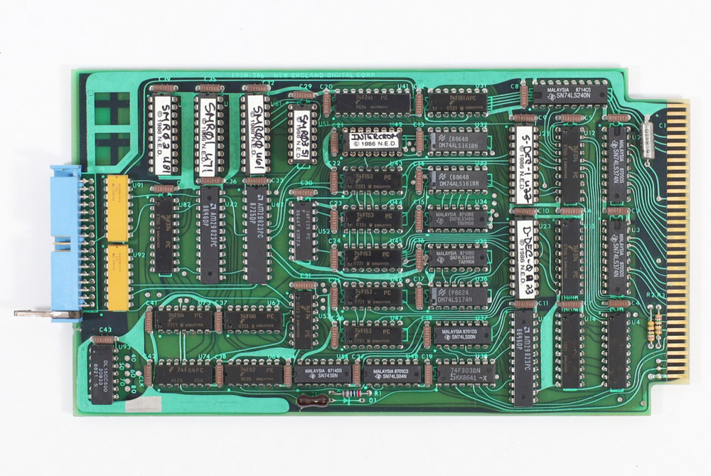 New England Digital Synclavier FPSM Computer Bin Card