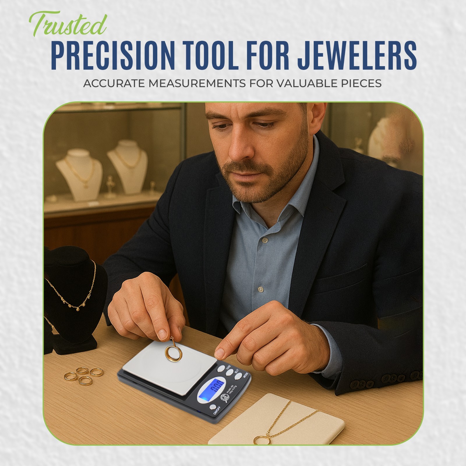 Gold Silver Jewelry Test Kit 10K 14K 18K 24K Digital Scale Diamond Tester Acid