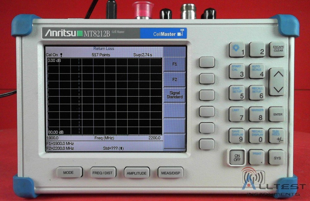 Anritsu MT8212B Cell Master Handheld Cable, Antenna Analyzer 651071 OPTIONS