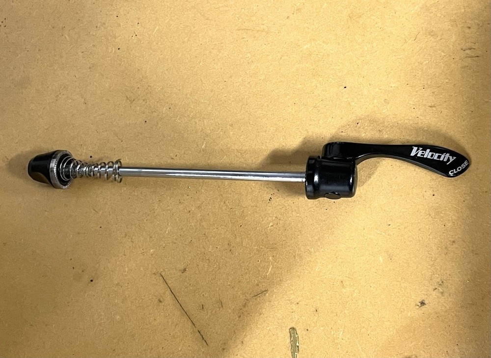 Velocity Front Wheel Skewer - Black - Clean