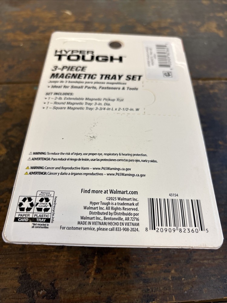 Hyper Tough 3-piece Magnetic Tray Set