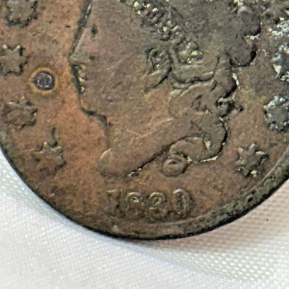 1830 Large Cent Coronet Head