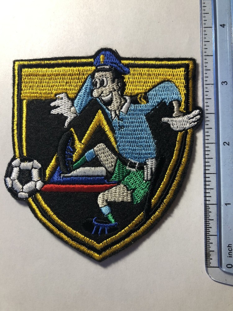 Police Character Soccer Patch