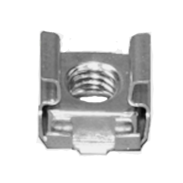 8 Pack M6 Self-Retaining Cage Nuts - 3/8" Panel Hole Size BFC7998-M6