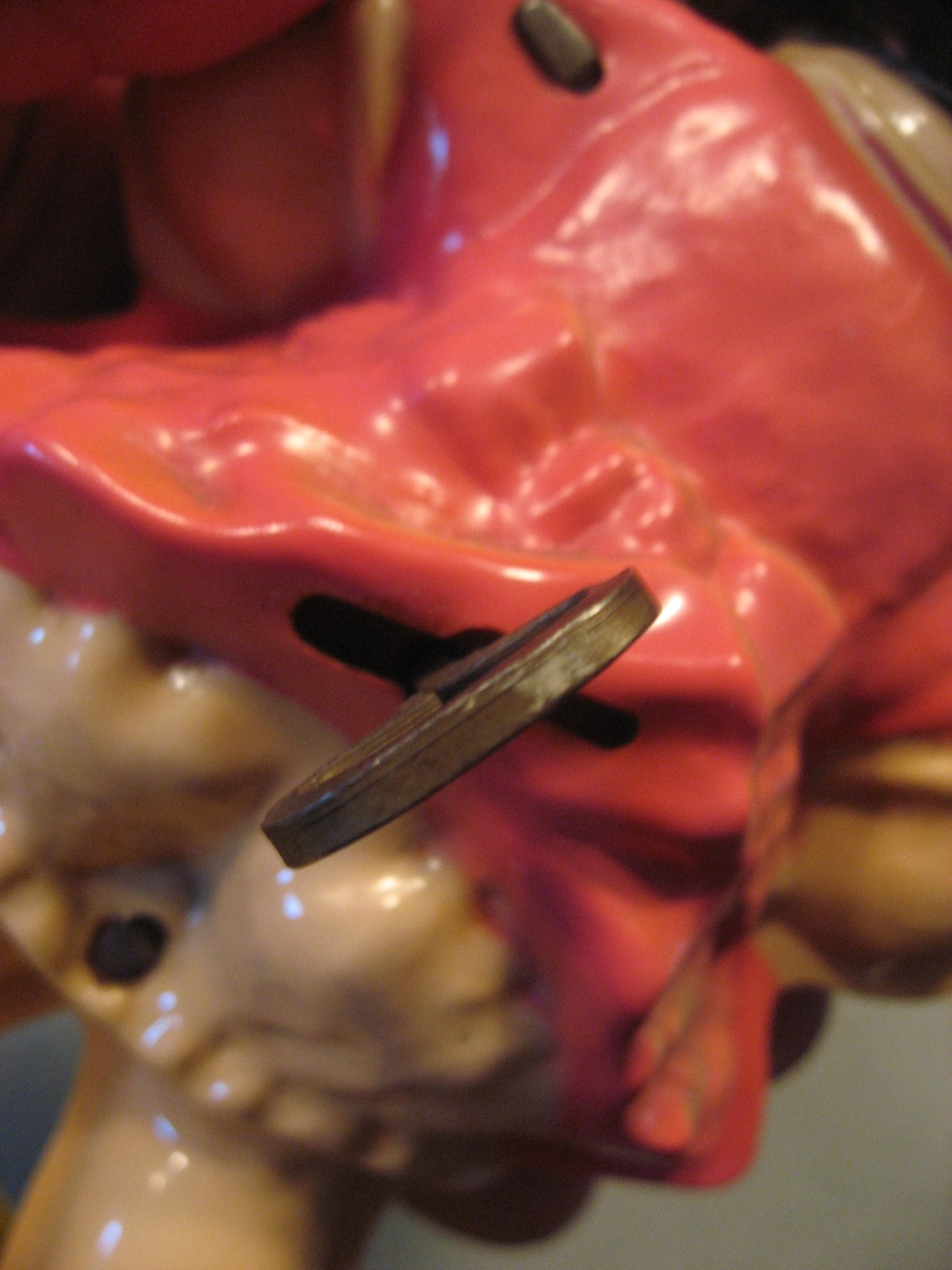 Vtg Irwin Toys Celluloid Dancing Senorita Wind-Up Toy - Not Working