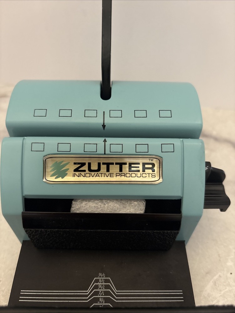 ZUTTER Innovative Products Bind It All Personal Binding System Blue Scrapbook