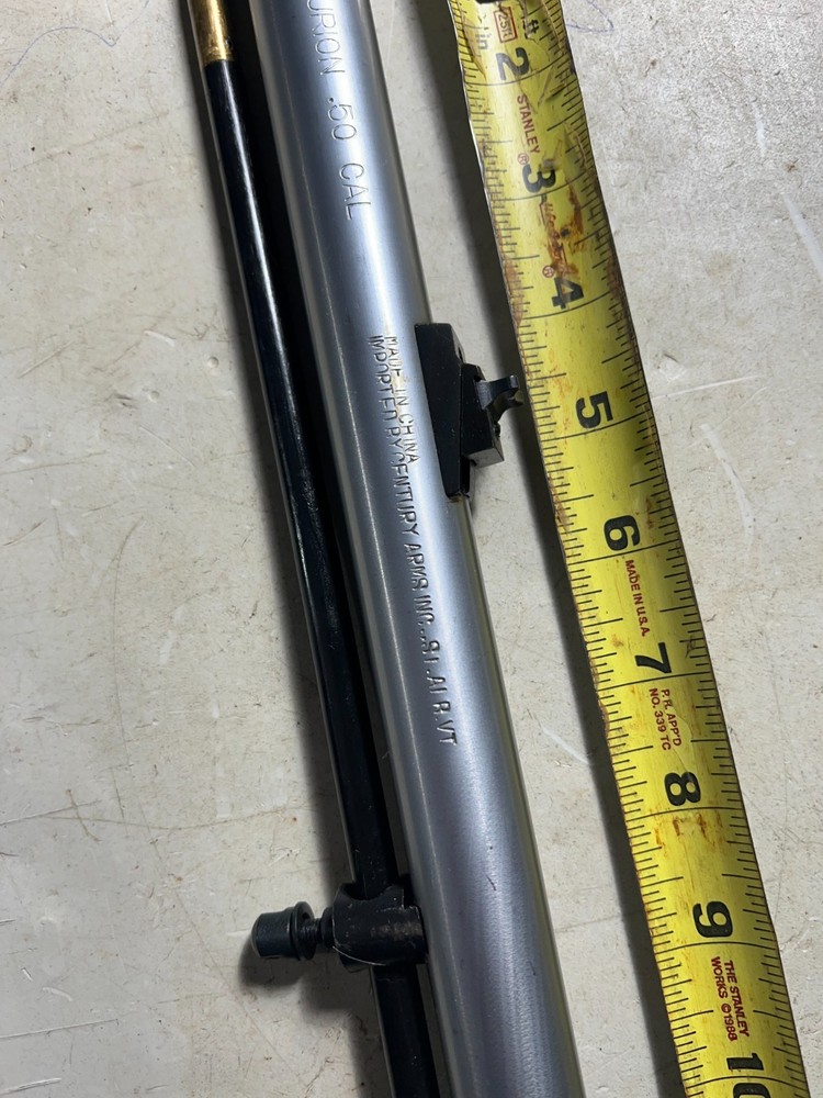 Century Arms Centurion Muzzleloader .50 Cal barrel ram rod breech plug 23.5