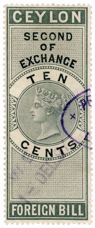 (I.B) Ceylon Revenue : Foreign Bill 10c (Second)