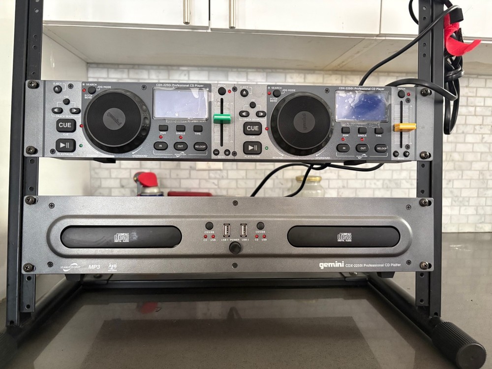 Gemini CDX-2250I Professional 2U Dual CD Player