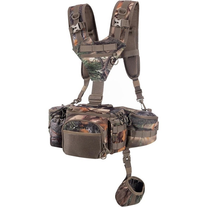 Durable Camo Hunting Backpack Stealth Multi Functional Storage Bag W/ Zippers US