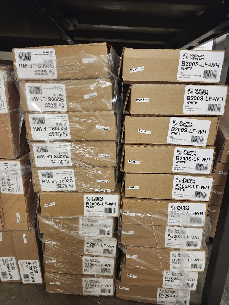 Sounder Base, 6", White, Low Frequency, System Sensor #B200S-LF-WH