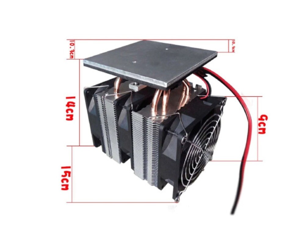 12V Peltier Cooler Semiconductor Cooling System Mini Fridge Refrigeration
