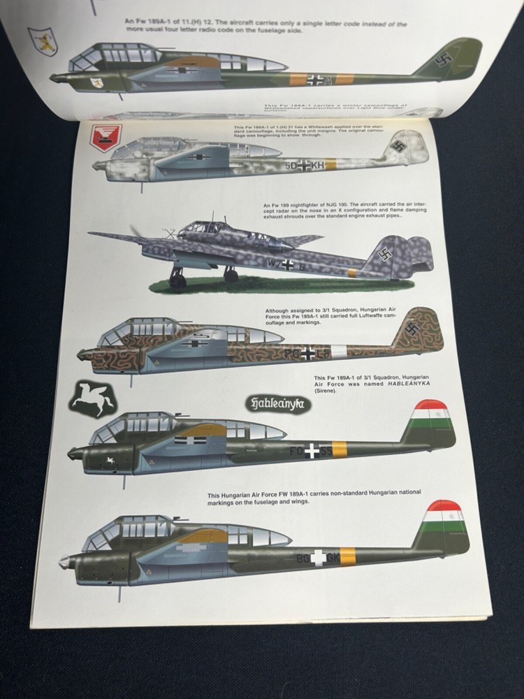 Fock-Wulf Fw 189 In Action Book