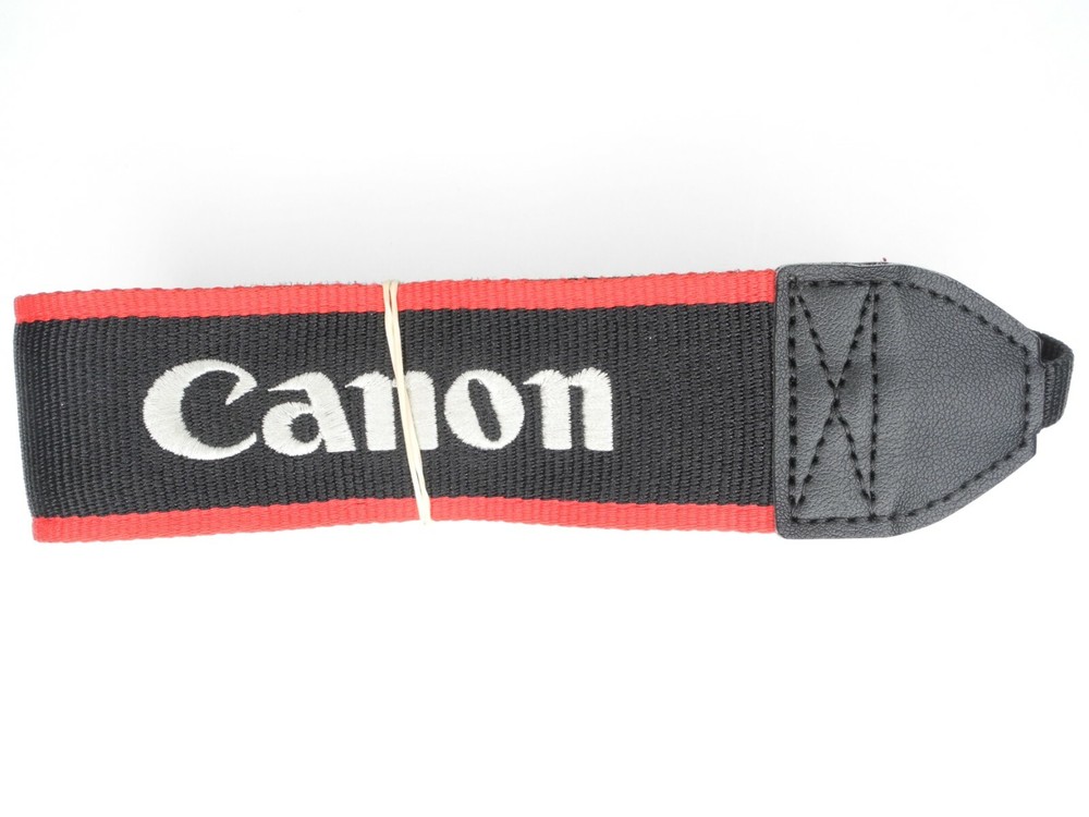 Canon EOS 80D Genuine Black / Red / White Camera Neck Strap
