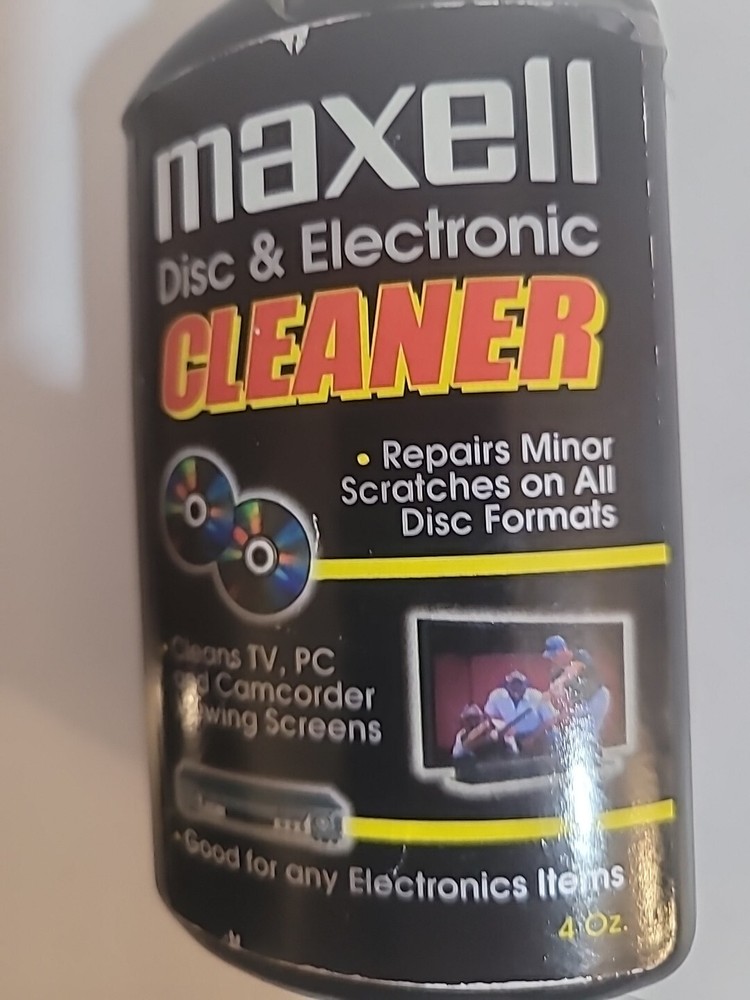 Maxwell Disc Electronic Cleaner 4oz Solution VTG New