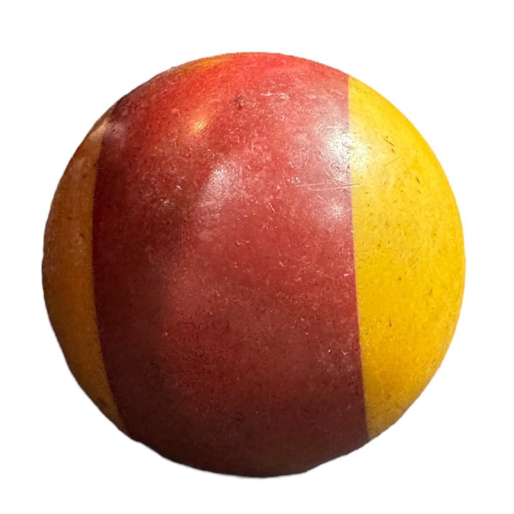 VTG BAKELITE Billiard Pool Ball - Striped Maroon #15 - 2 1/4" Diameter
