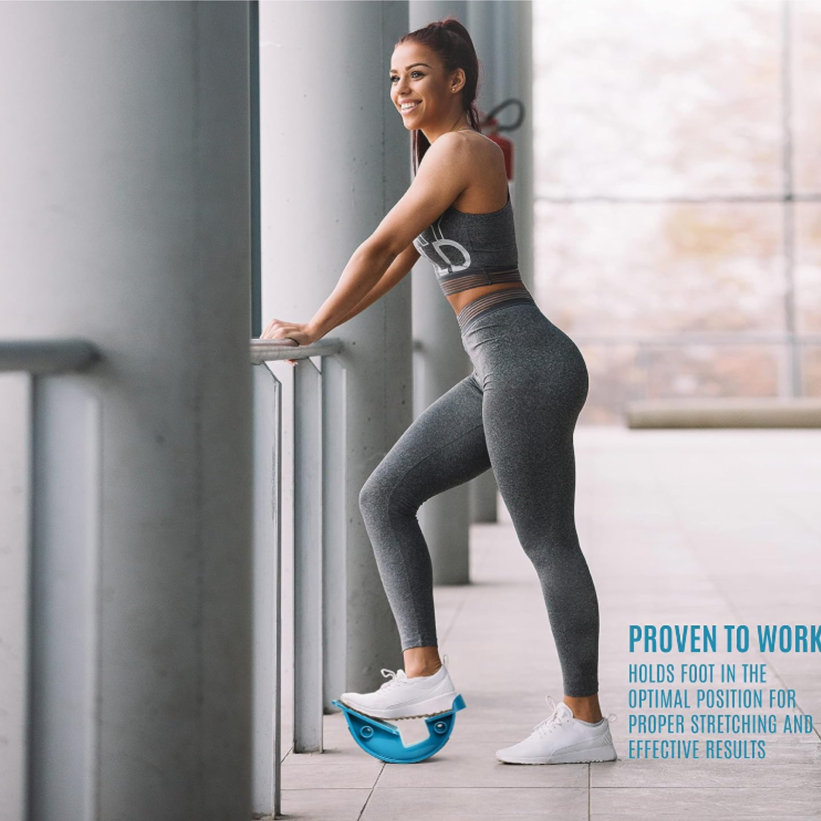 Foot Rocker Calf Stretcher for Plantar Fasciitis & Achilles Tendonitis Relief