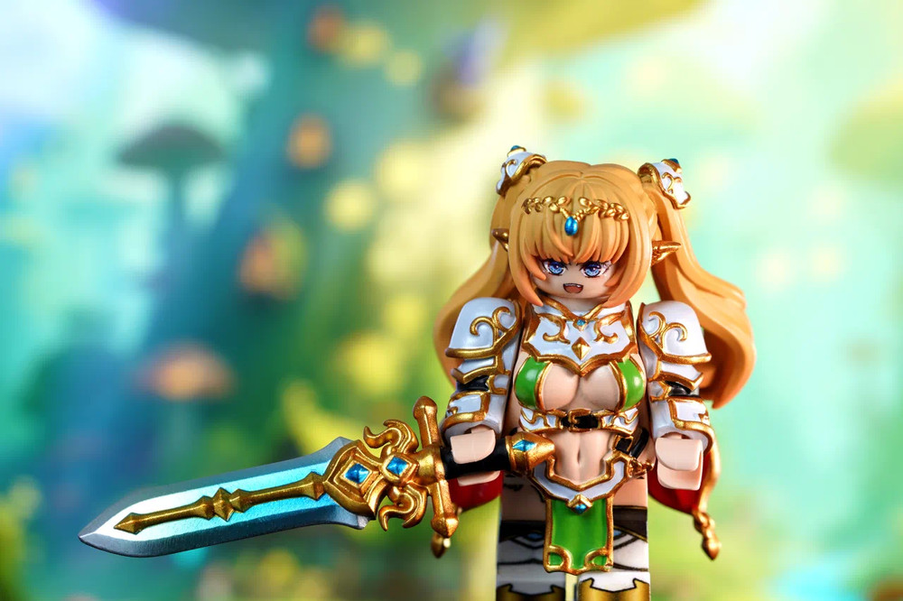 Custom Molded Figurine Accessory - Elf Knight