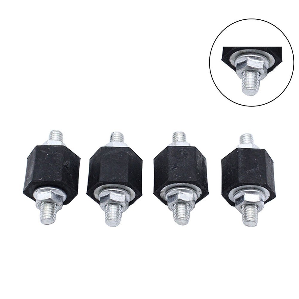 Black Rubber For buffer Pad with Nut Suitable for Multiple Applications