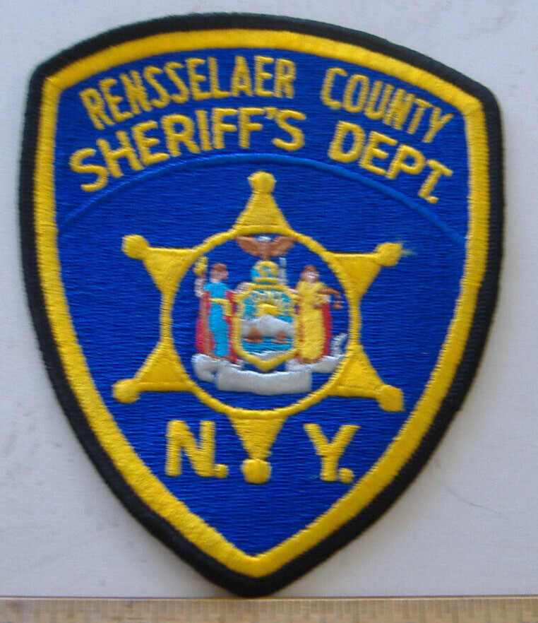 RENSSLAER    COUNTY SHERIFF NEW YORK    FABRIC    PATCH