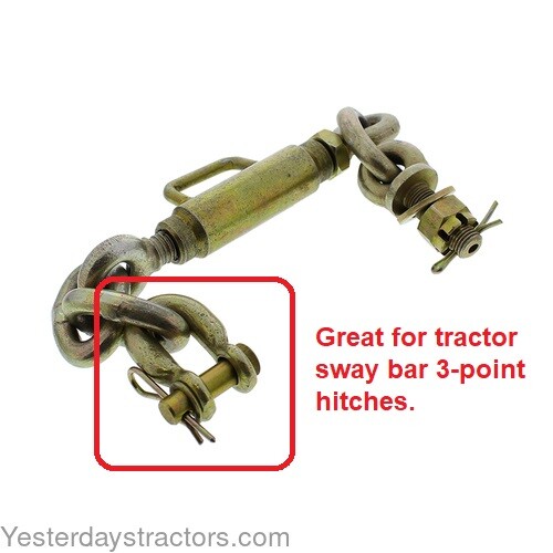 CAMPBELL Chain 5430635 543-0635 3/8In 1T 2000# Chain Shackle Clevis Galv USA!