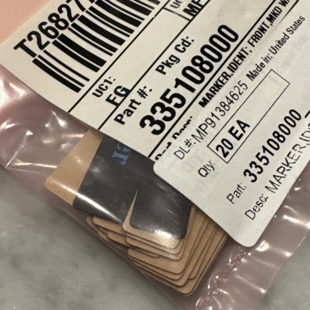 (1) Tektronix Y400 NetTek Analyzer Label