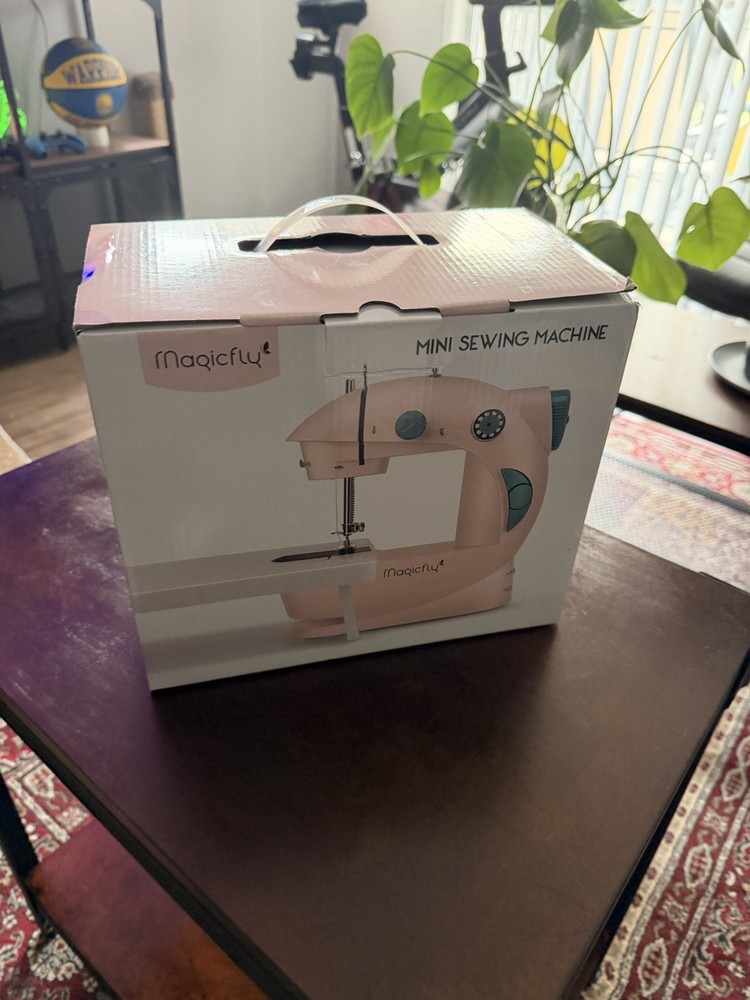 Magicfly Mini Sewing Machine for Beginner, Dual Speed Portable Machine with Exte