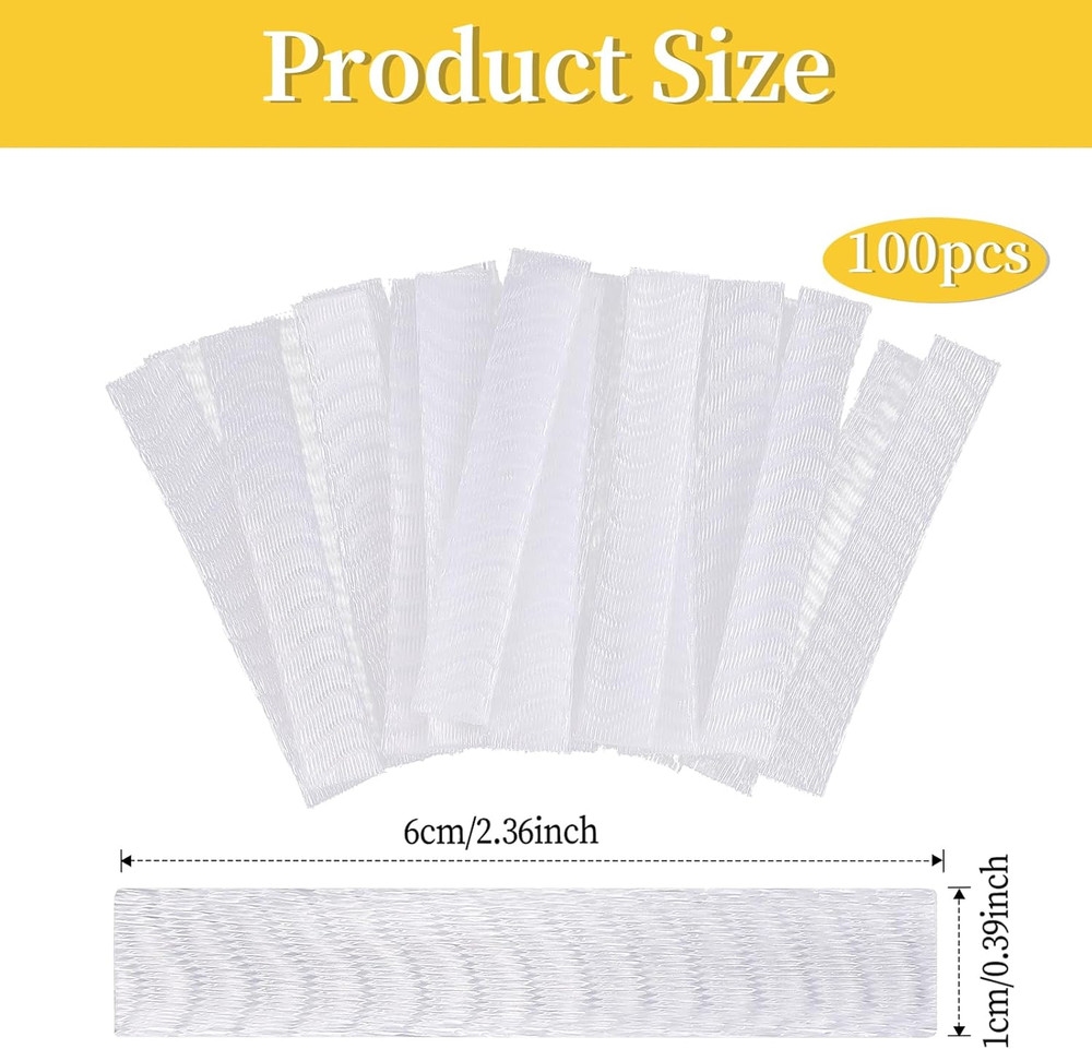 100 Pcs Thread Net Spool Saver, Embroidery Machine Thread Spools Sleeve Nets for
