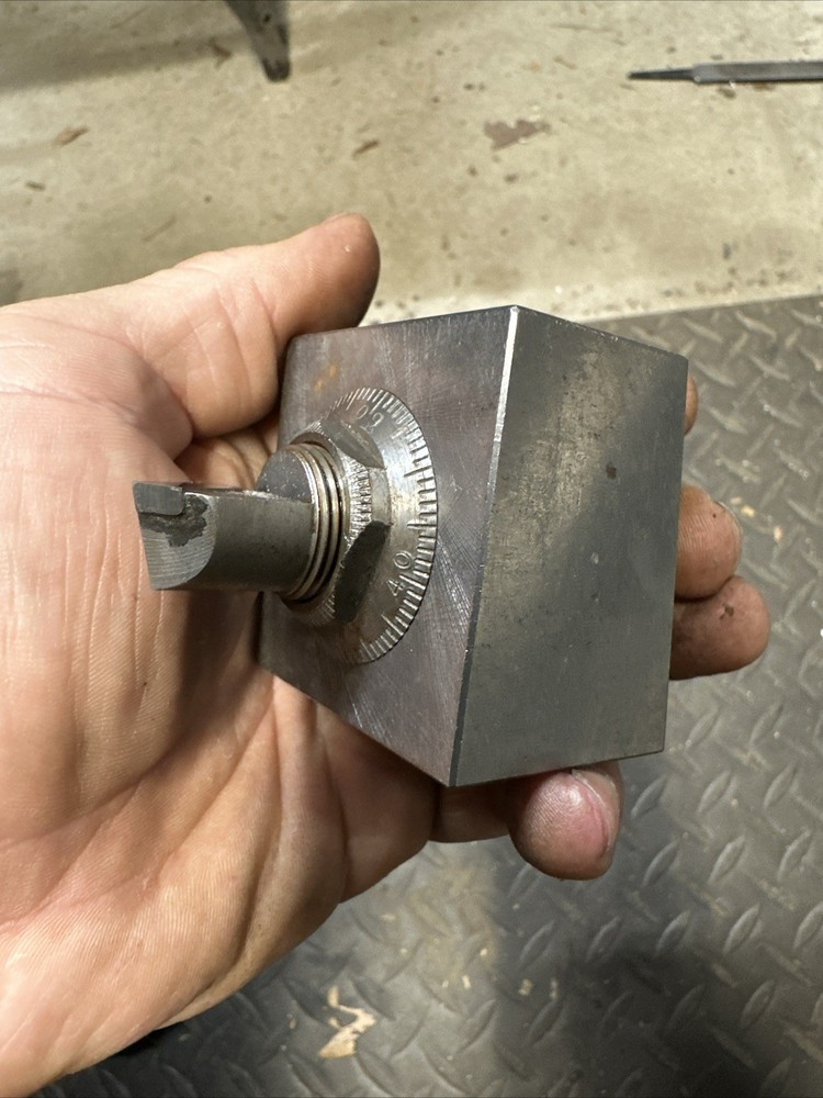 Devlieg Microbore 7408A Grinding Fixture Block Tool Sharpening Jig Machinist