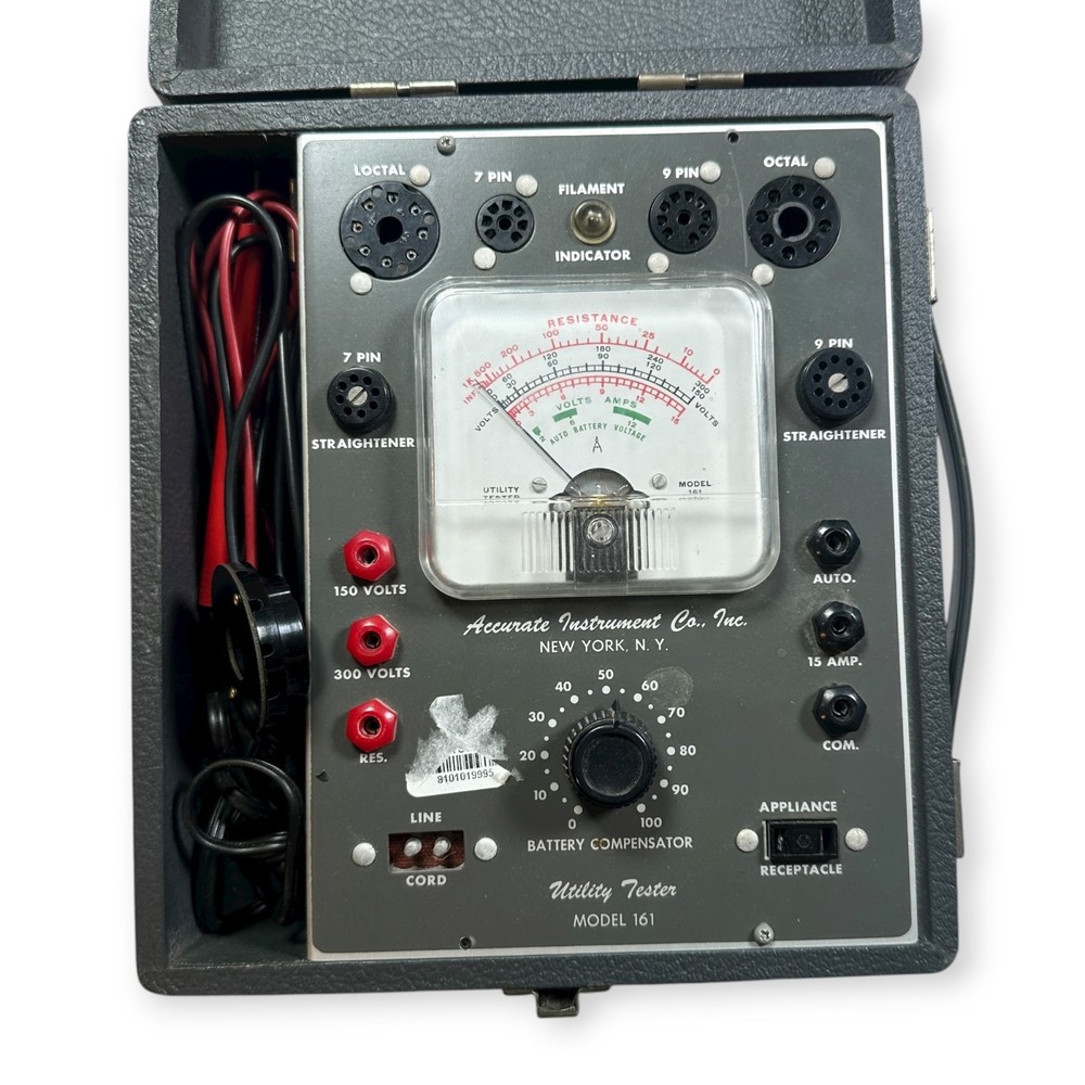 Accurate Instrument Co. Model 161 Utility Tester -Untested, Read