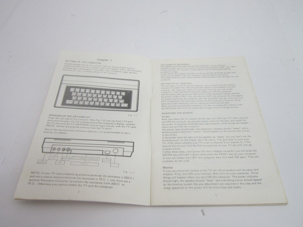 Sinclair & Lambada Clone PC 8300/IQ 8300 'YOUR COMPUTER' Clone with Manual Rare