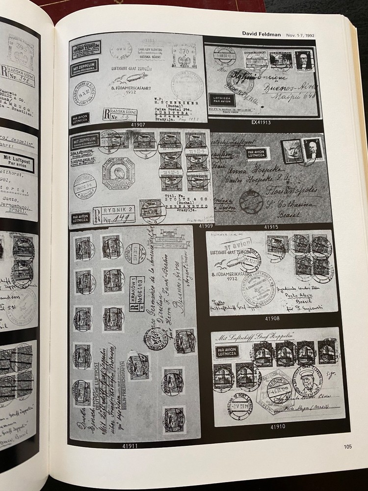 David Feldman Stamps and Postal History Catalog Collection+ Zurich 1992 L-1597