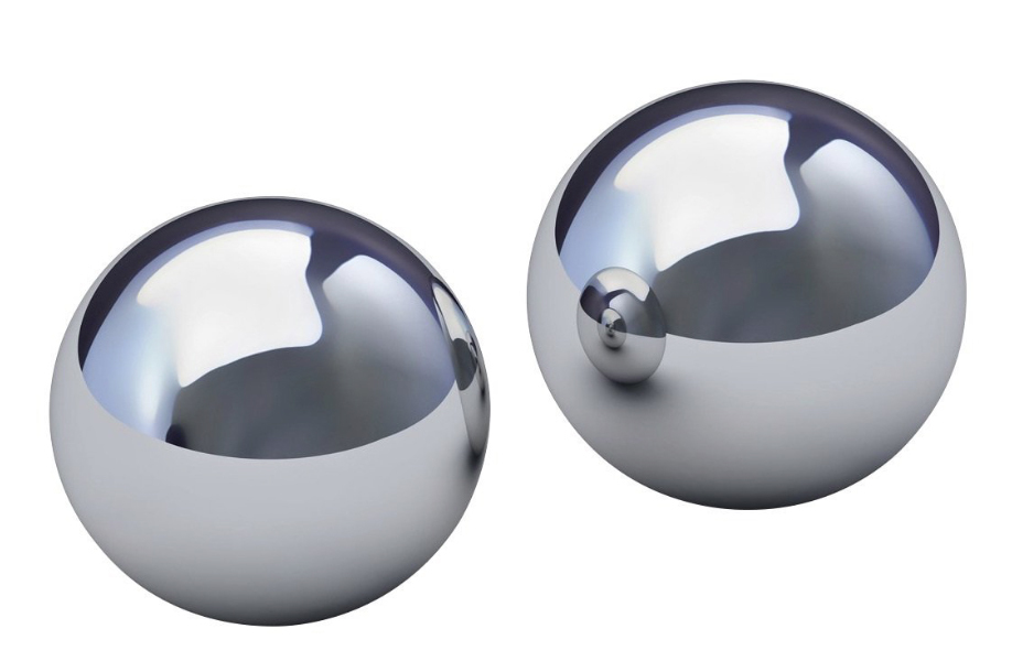 Baoding Balls 50MM Solid Chrome Hand Exercise Therapy De-Stressor SET OF 2