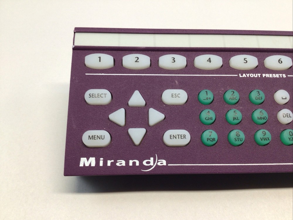 Miranda Kaleido-RCP Remote Control Panel Controller for Kaleido K2