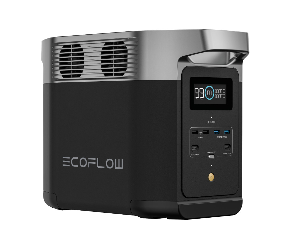 EcoFlow DELTA 2 1024Wh LFP Portable Power Station for Indoor/Outdoor Refurbished