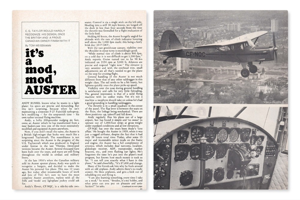British Aircraft Auster Report 12/27/2024e