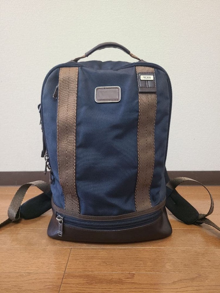 TUMI Alpha Bravo Dover Slim Laptop Backpack A4 Storage Used
