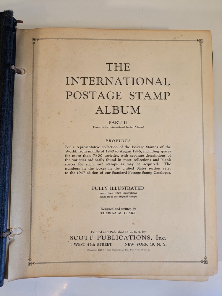 Scott International Stamp Album Part II (Part 2)