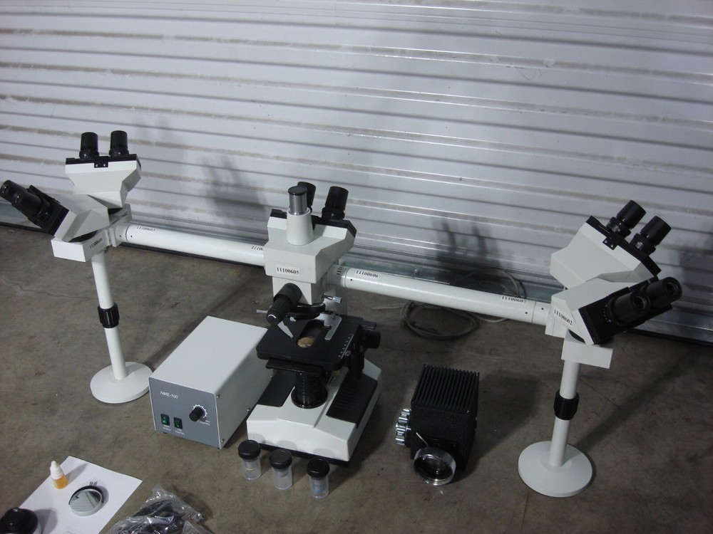 Pro Microscope XSZ-510D 5 Head Multi-Viewing Teaching Microscope XSZ-510